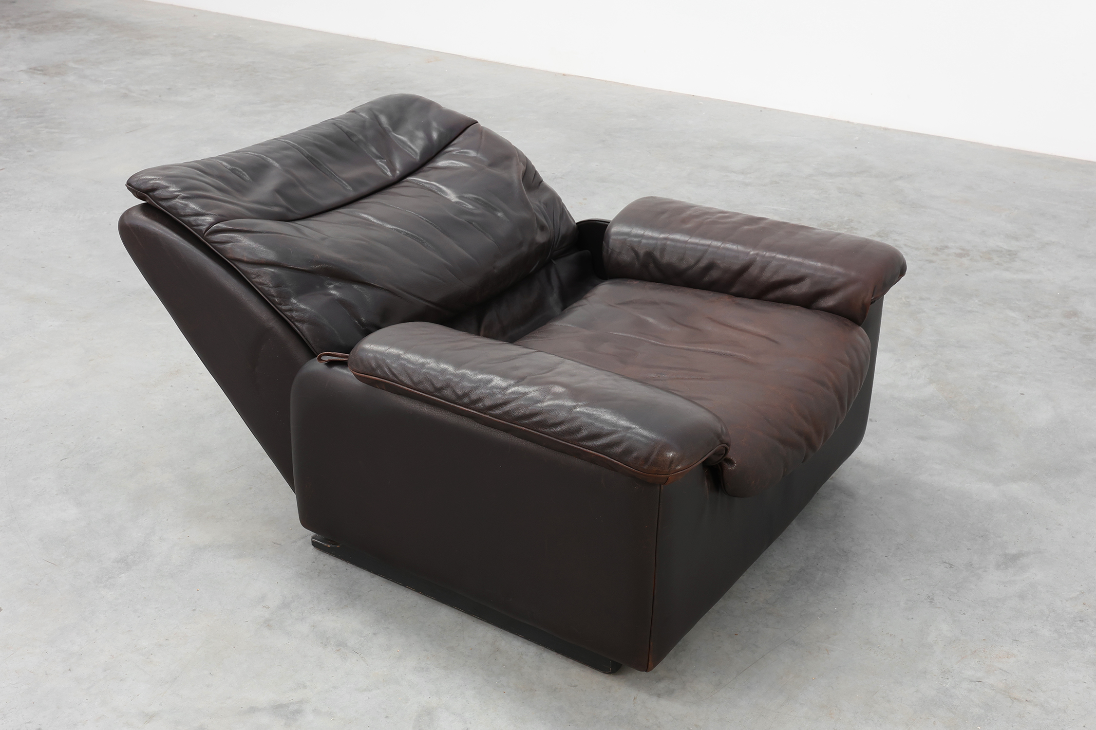 Mid-century De Sede DS‑66 brown leather Relax Chair, Switzerland 1960sthumbnail